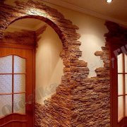 Décorer une arche avec de la pierre décorative - règles et exigences de base