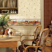 Comment coller les murs dans la cuisine - types de papier peint et leurs caractéristiques
